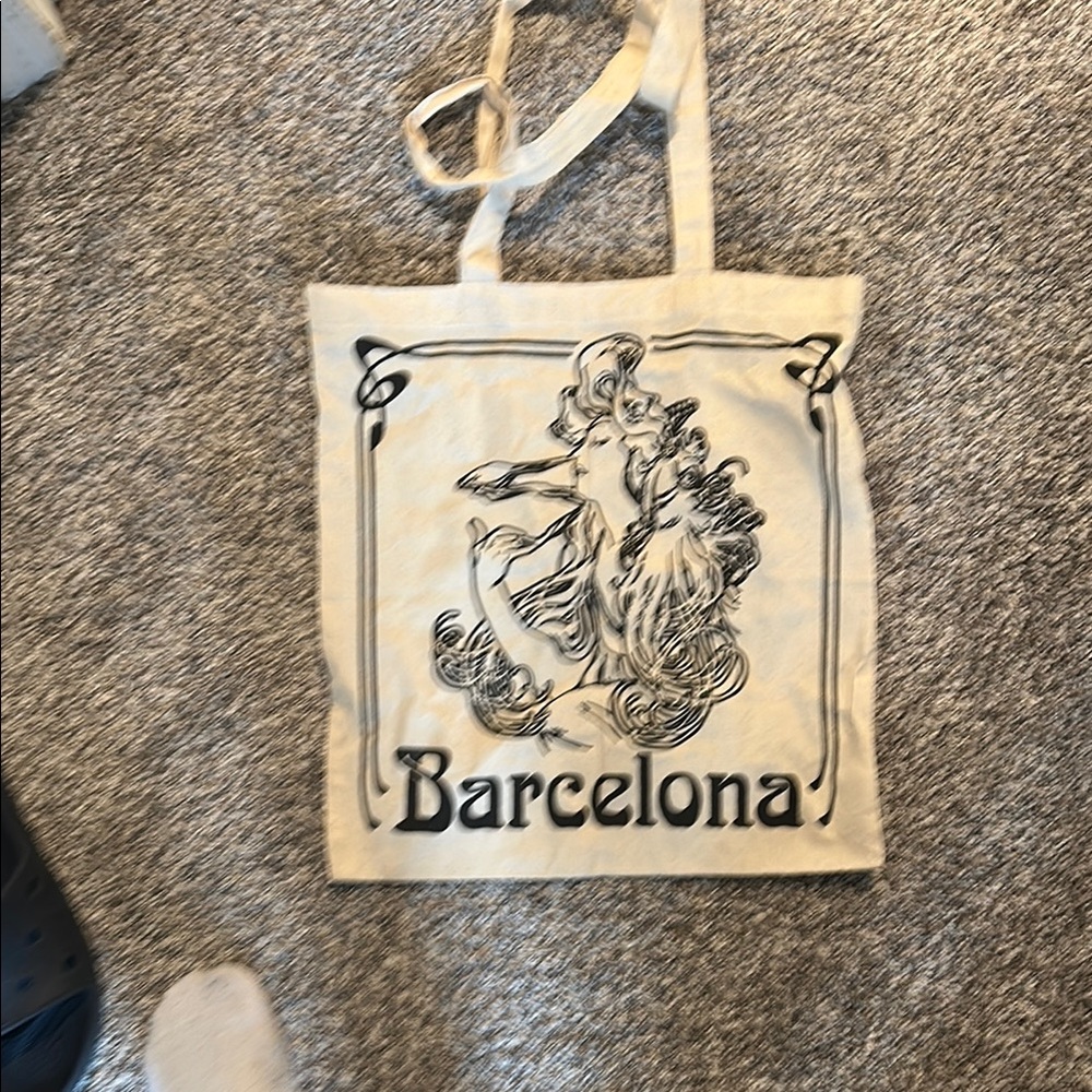 Barcelona Graphic Tote Bag